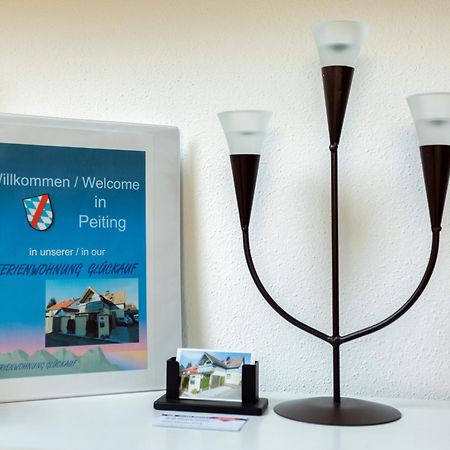 Ferienwohnung Glueckauf Peiting Exterior foto